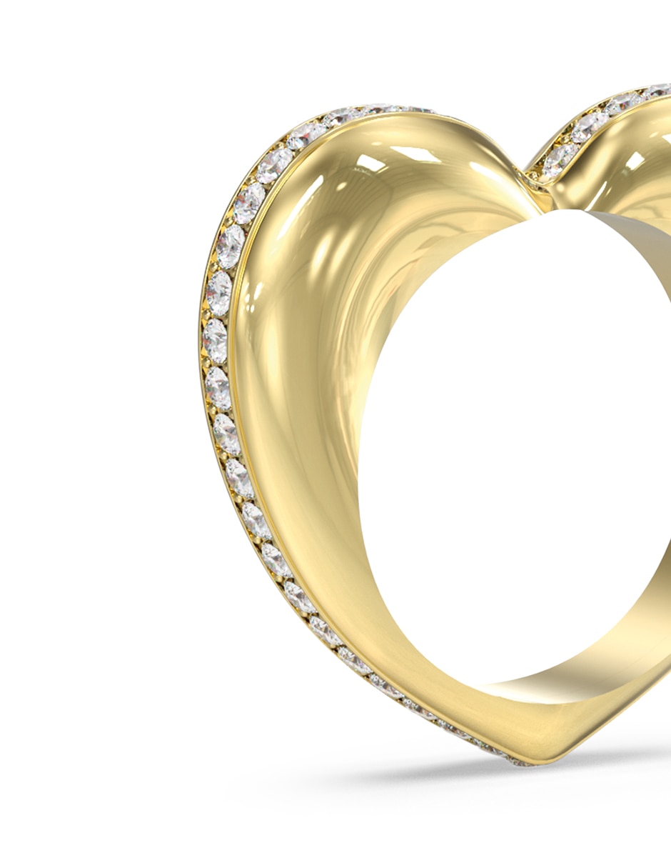 Anillo de corazón Love brillante 3