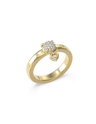 Anillo redondo Love circonita pavé