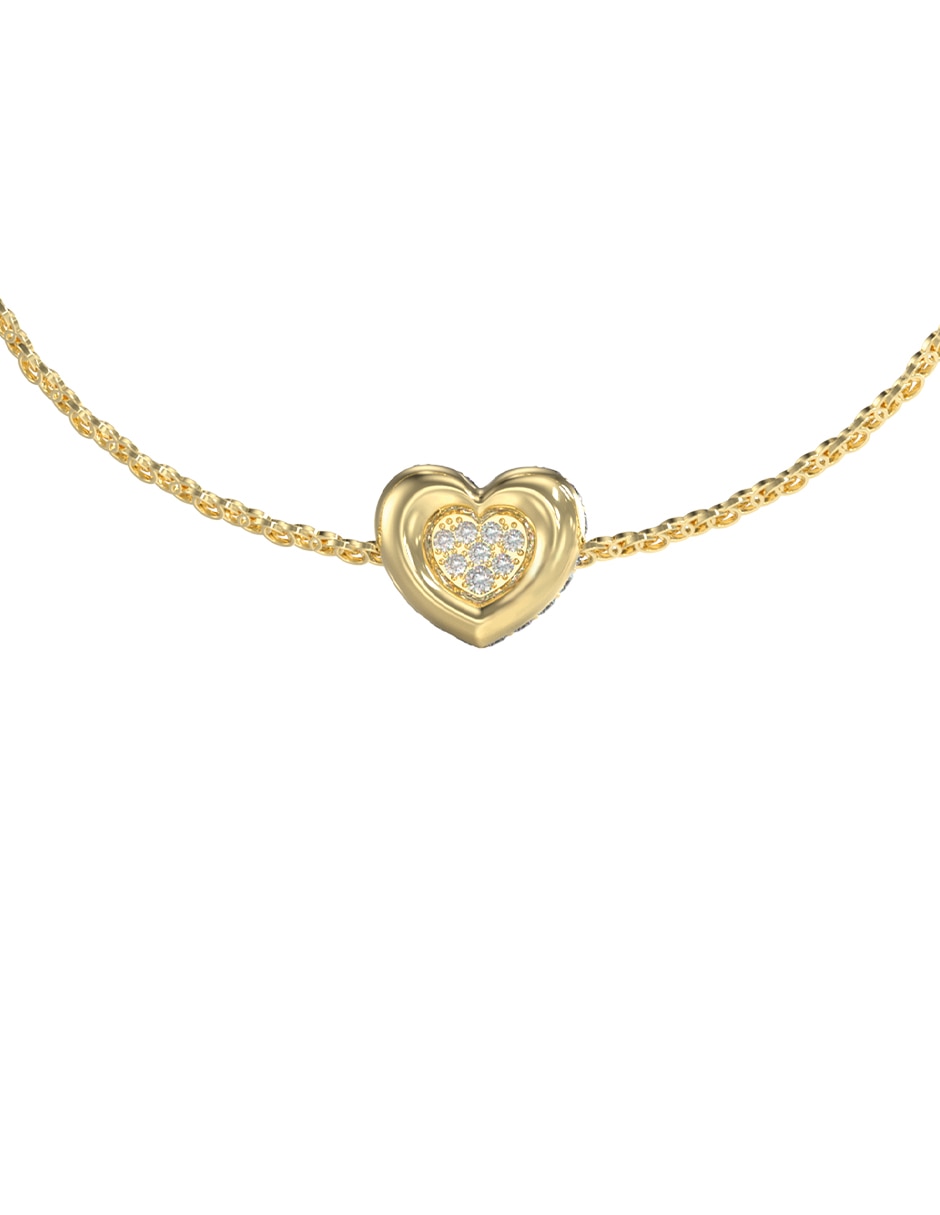 Brazalete con circonita Love acabado pavé 2