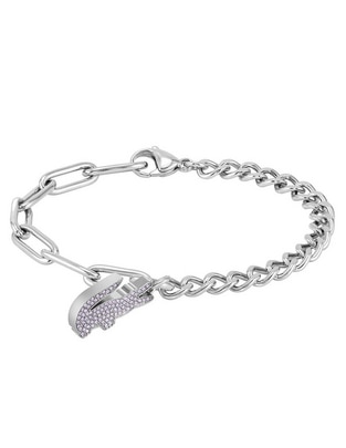 Brazalete Crocodile acabado brillante