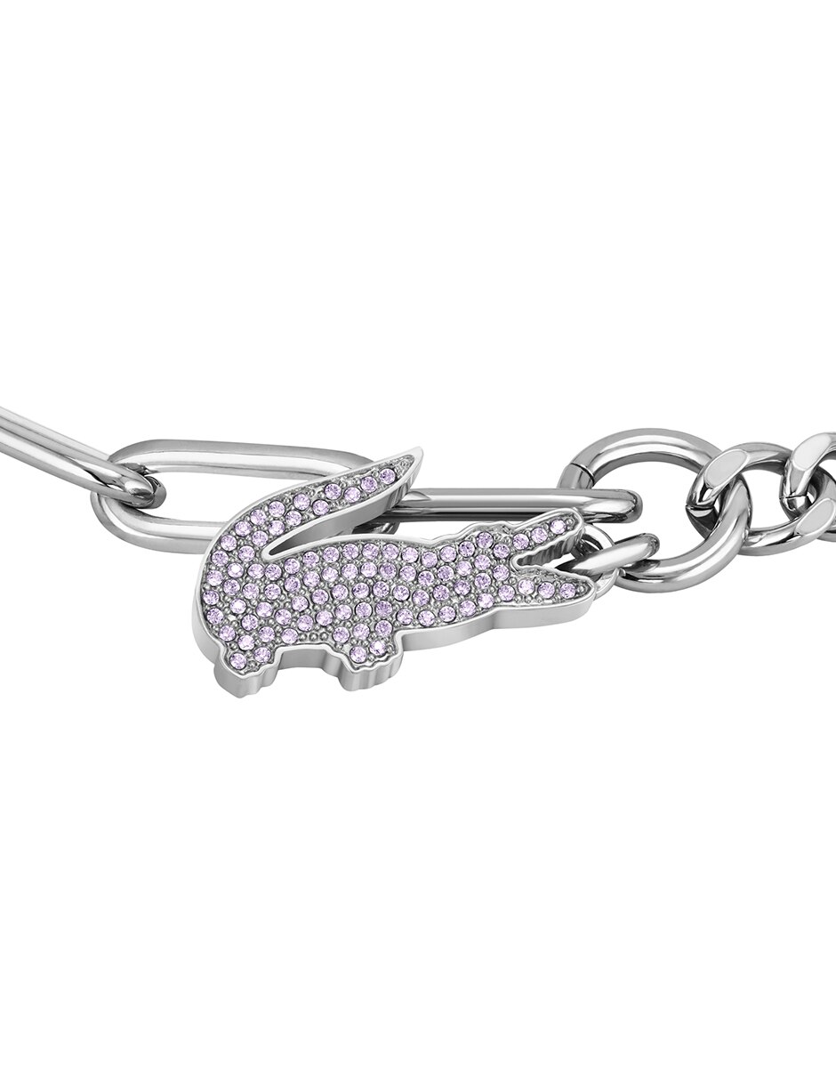Brazalete Crocodile acabado brillante 3