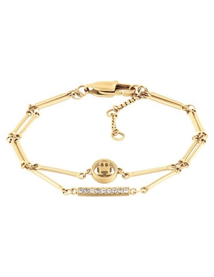 Pulsera con cristal Bar Chain acabado brillante