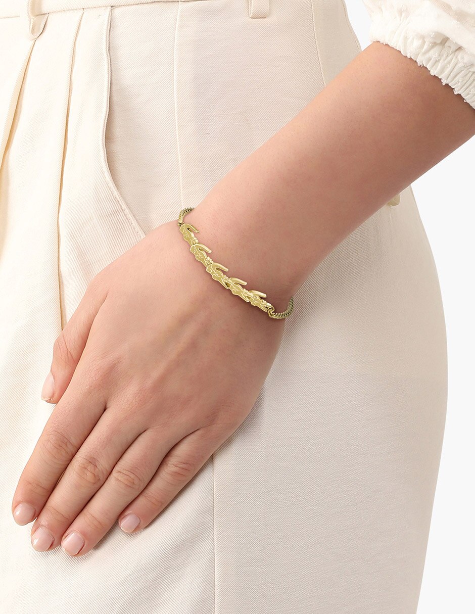 Pulsera Crocodile acabado brillante 4