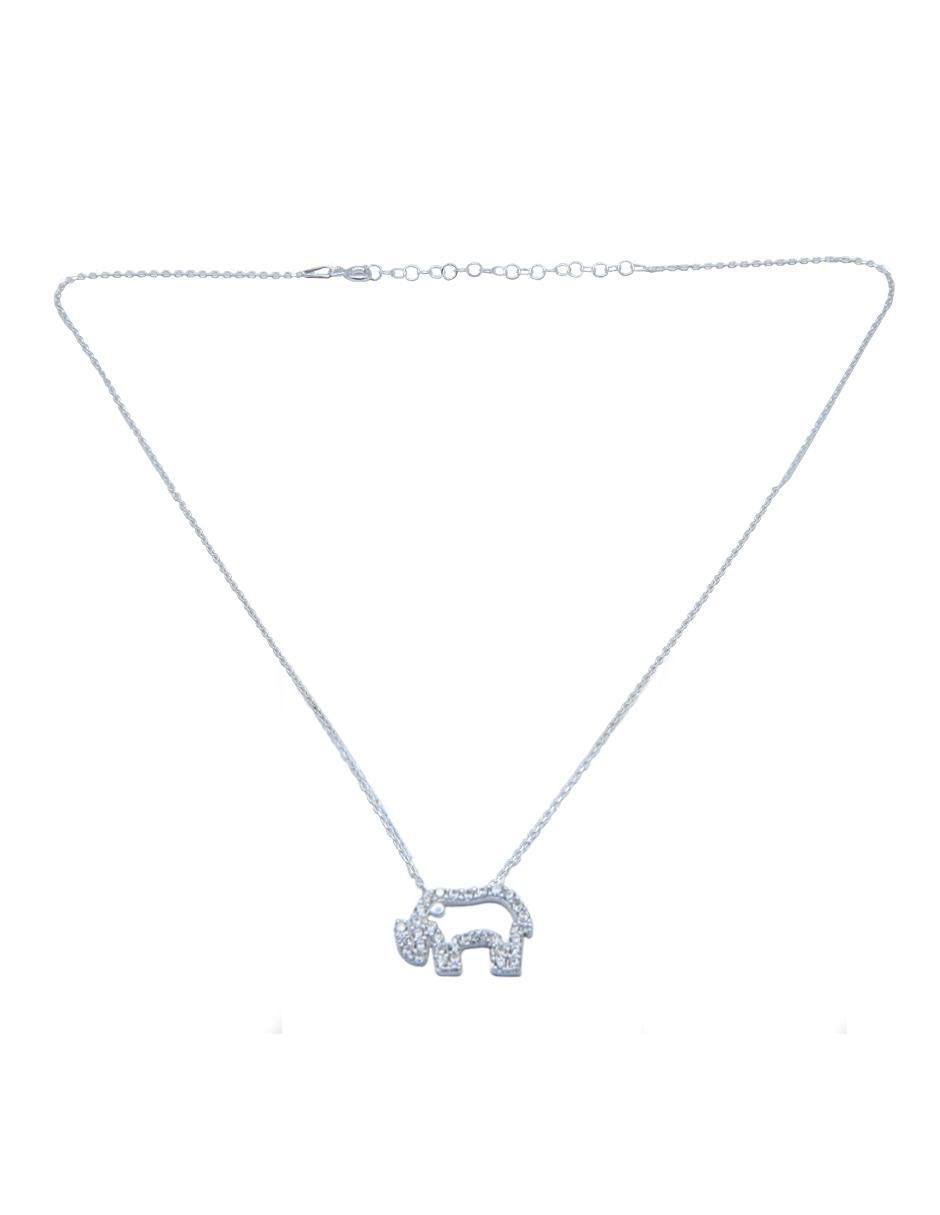 Gargantilla elefante de plata P 925