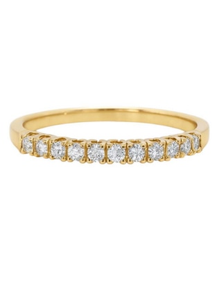 Anillo multi gemas circular 14 k de oro amarillo zirconia pulido Anillo multi gemas circular 14 k de oro amarillo zirconia pulido