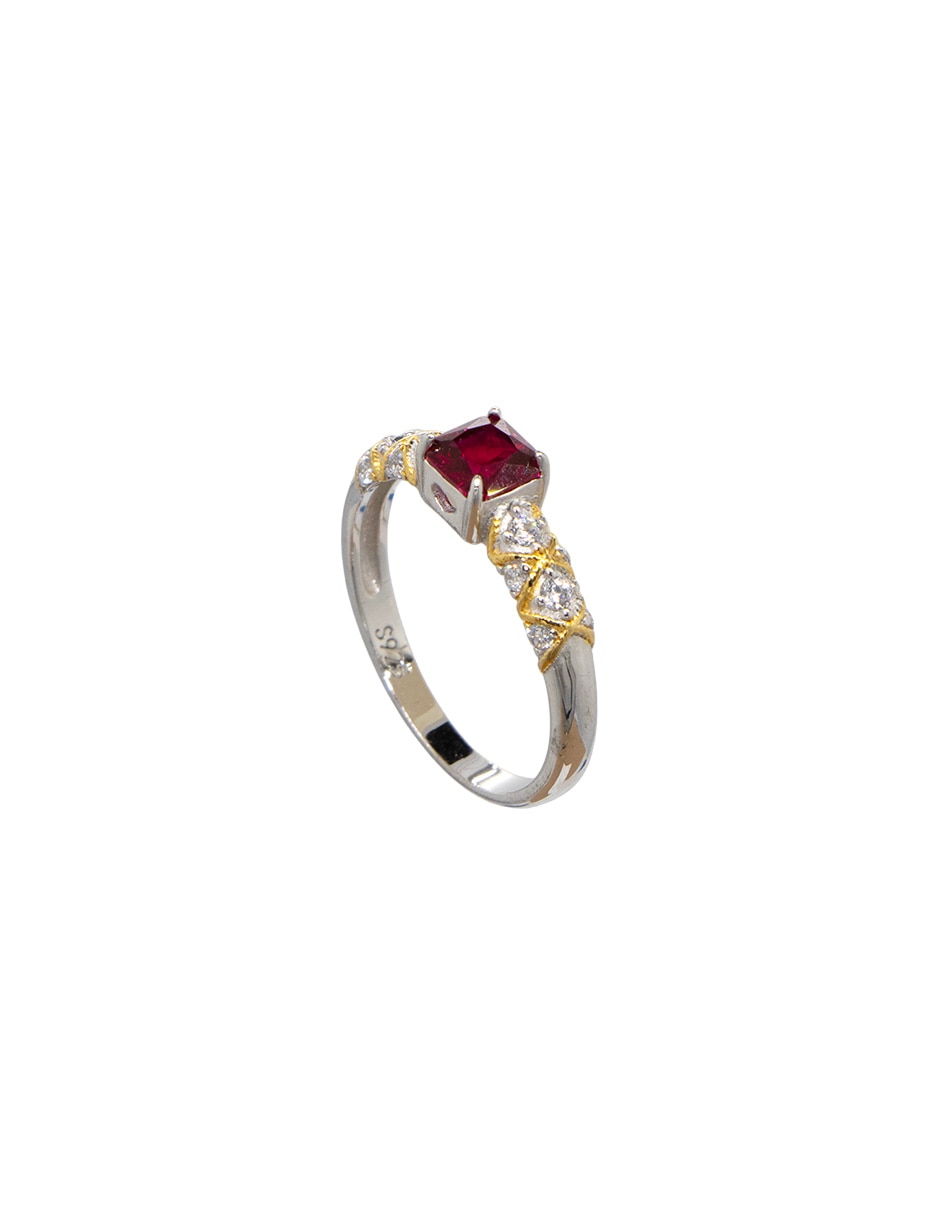 Anillo P 925 de plata zirconia pavé 3