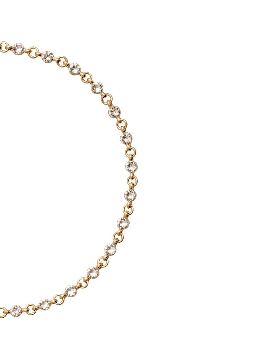 Pulsera con cristal acabado brillante 2