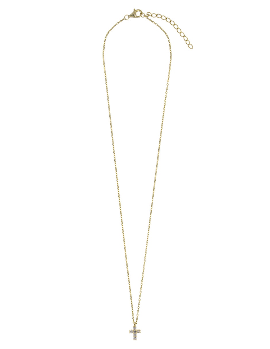 Collar con dije de cruz artre de plata p 925 Collar con dije de cruz artre de plata p 925