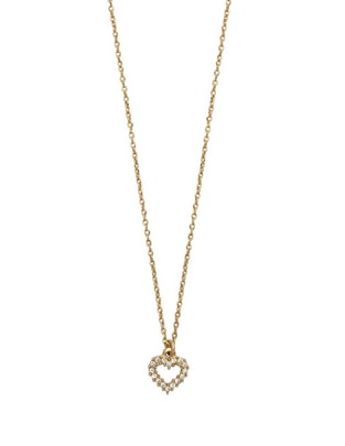 Colgante y dije de corazón Mossimo cristal