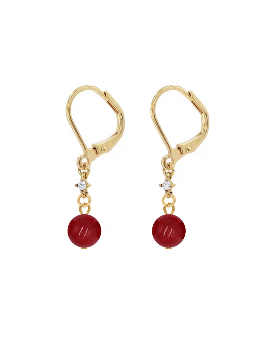 Aretes emanuel ungaro con acabado pulido jade 2
