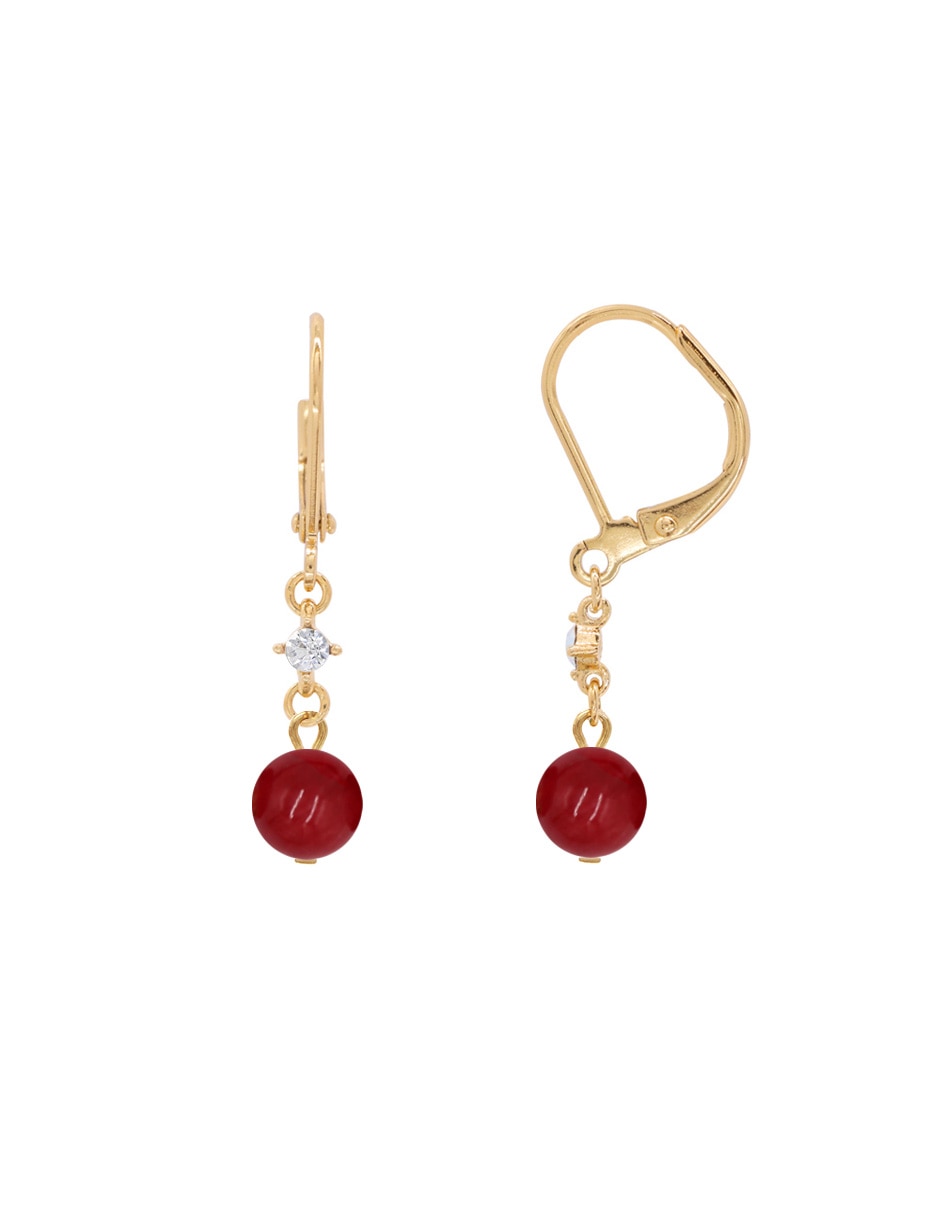 Aretes emanuel ungaro con acabado pulido jade 3