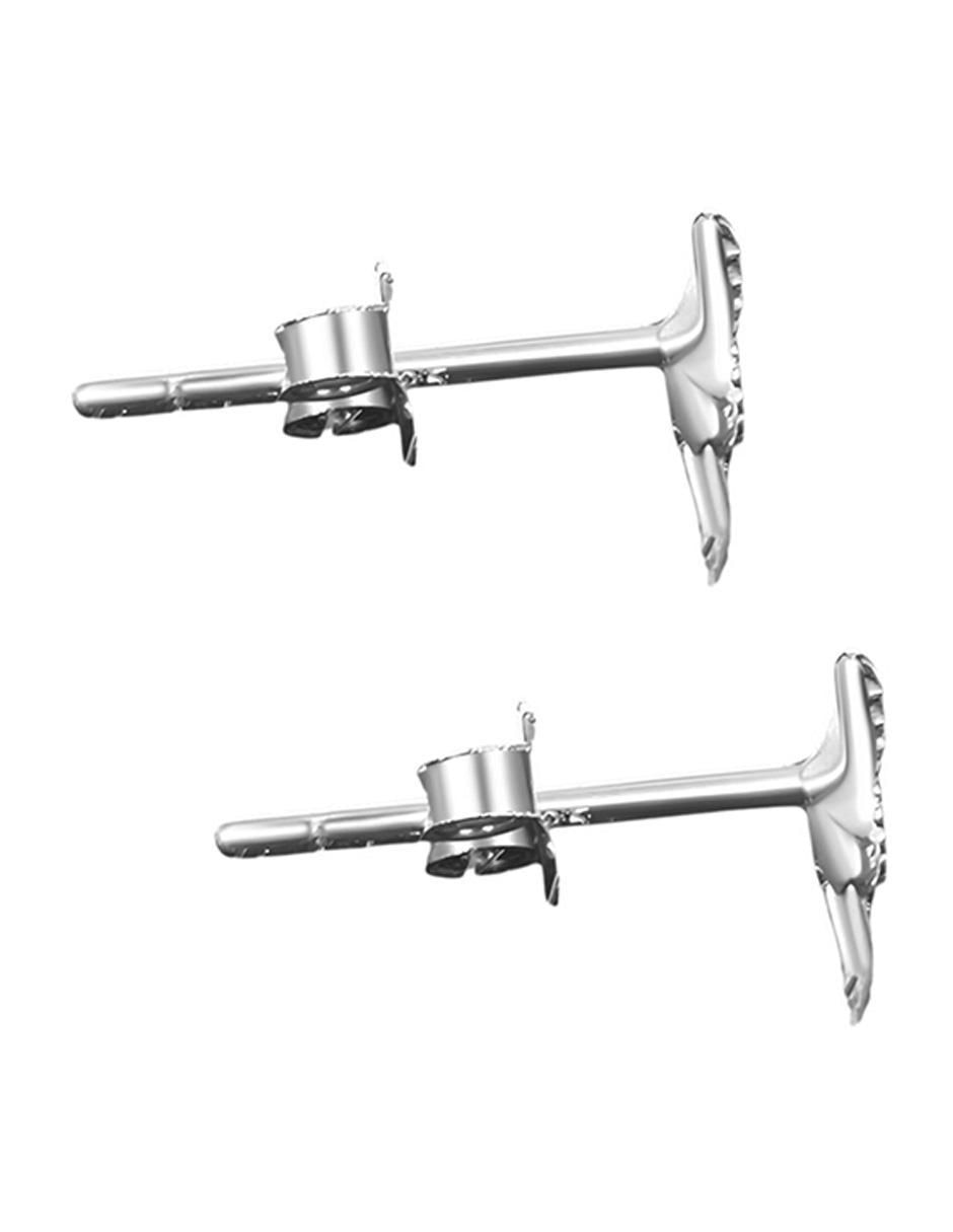 Broqueles de libélula Glam Pop de plata P 925 con acabado baño de rodio turquesa