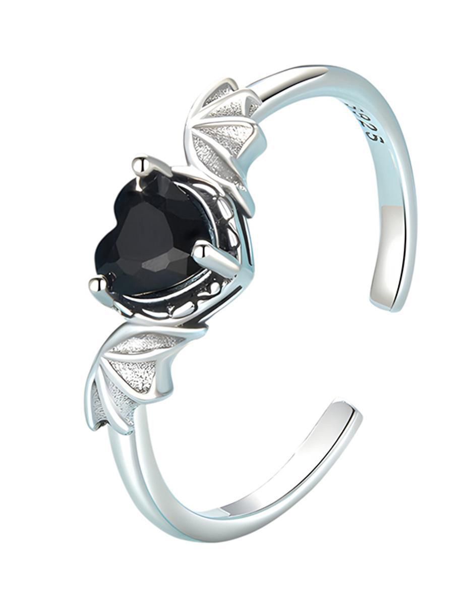Anillo de corazón Glam Pop P 925 de plata zirconia baño de rodio 2