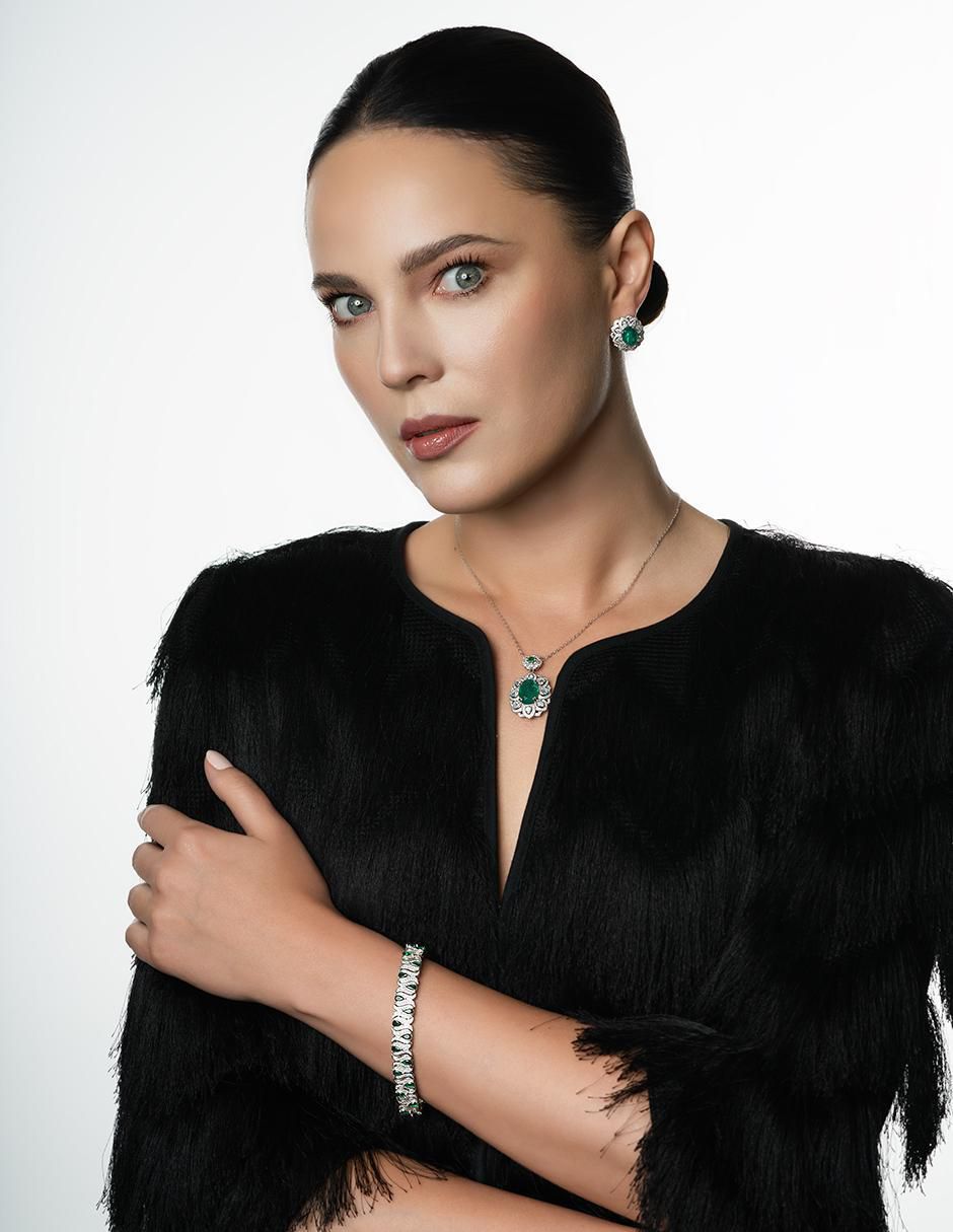 Collar de ovalado de plata P 925 4