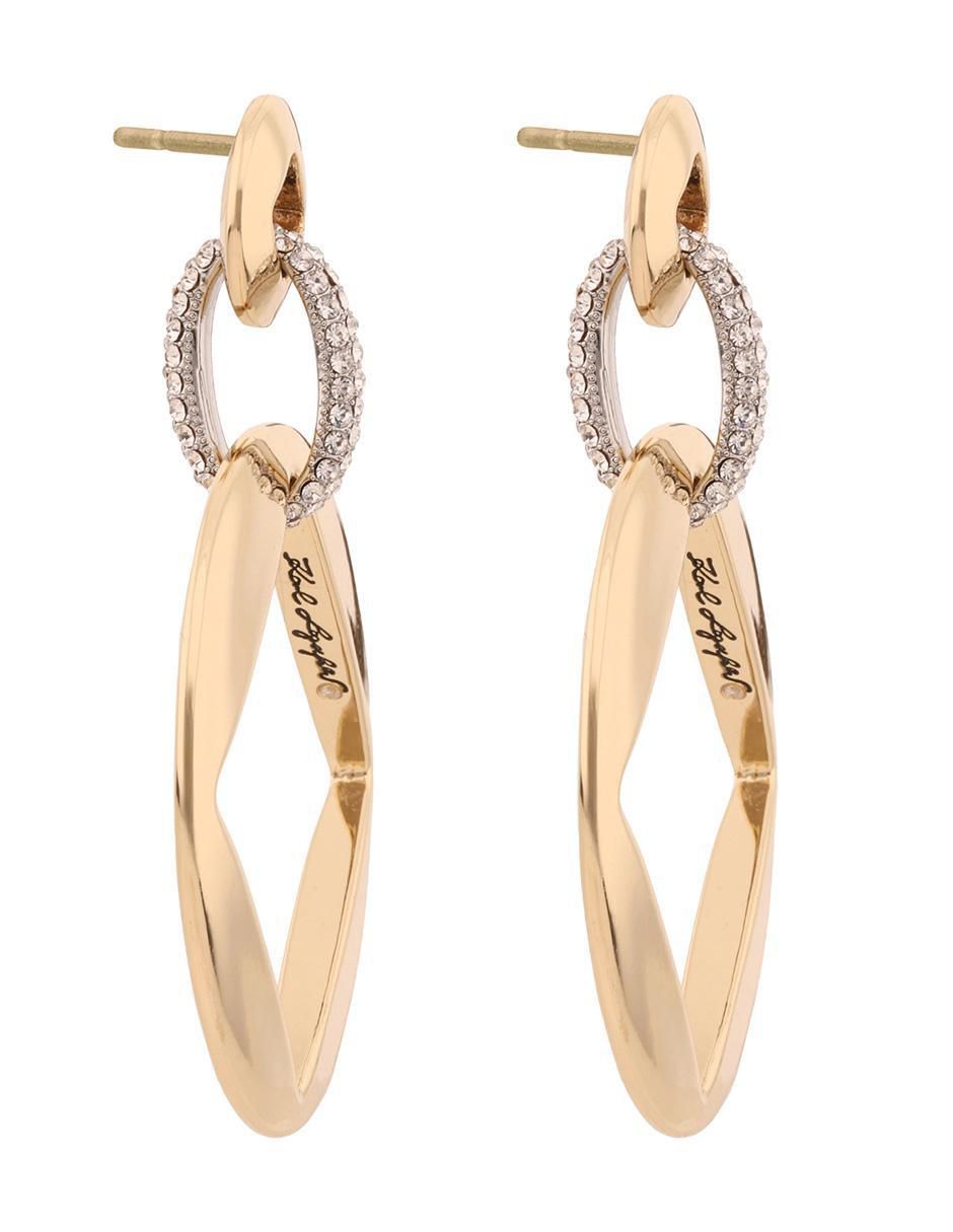 Aretes circulares con acabado brillante 3