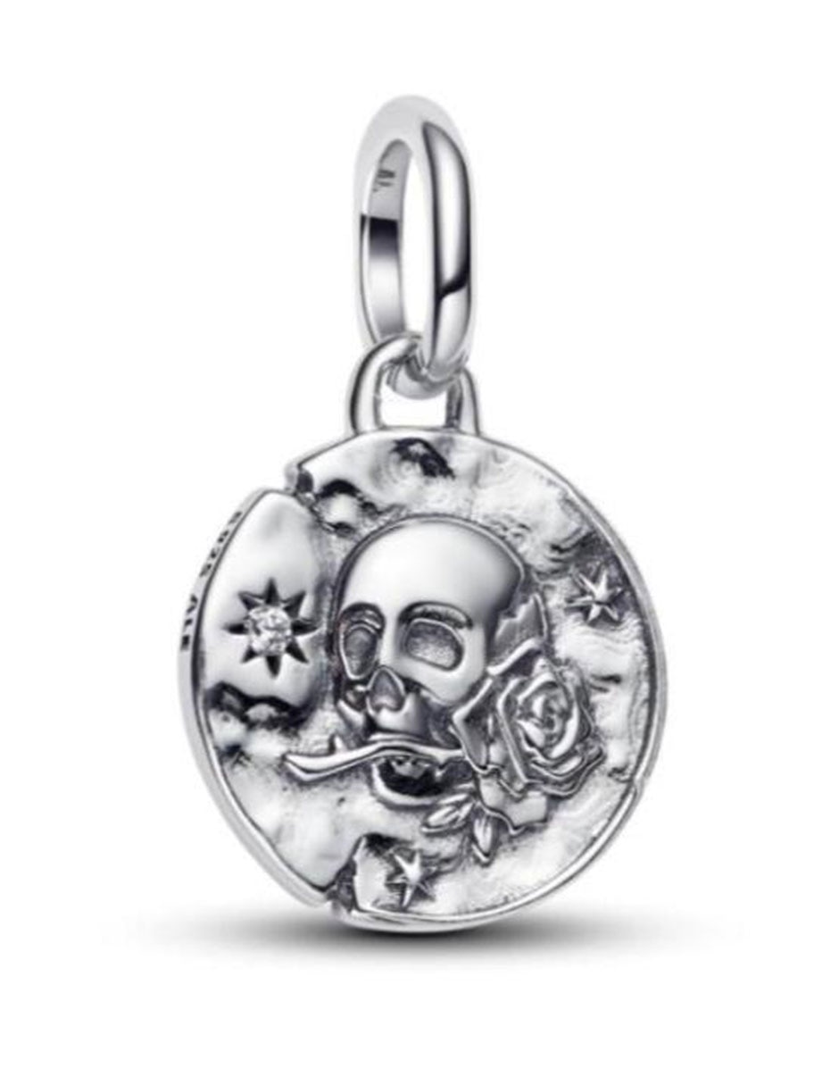Charm de calavera ME de plata P 925 1