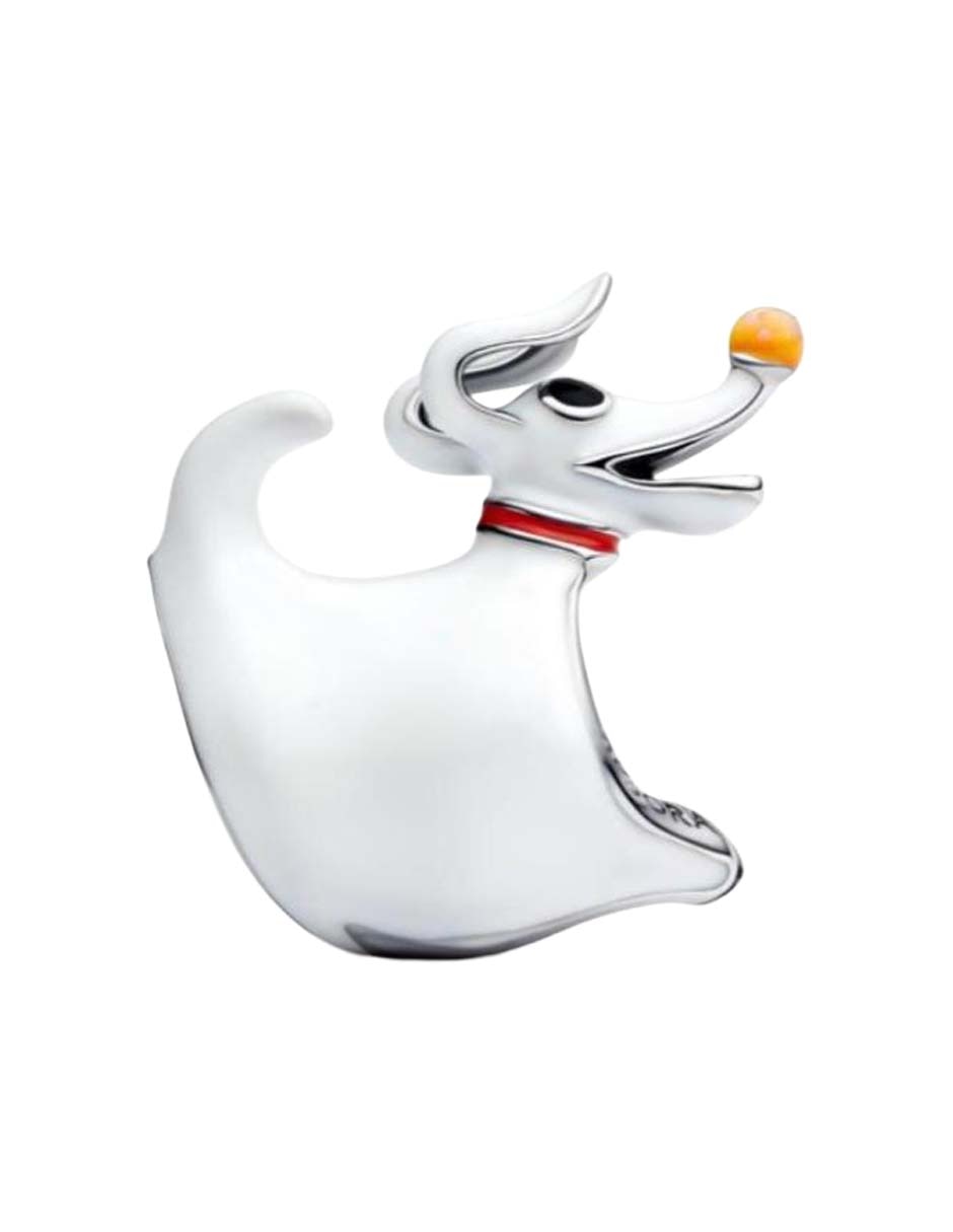 Charm de perro Disney x Jack Skellington & Zero de plata P 925 2
