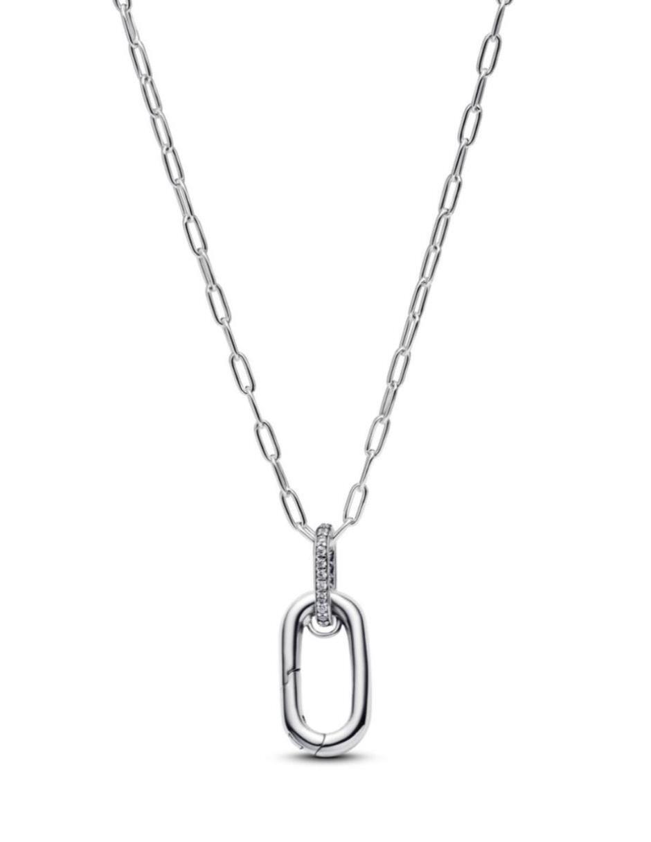 Collar con dije de eslabones de plata P 925