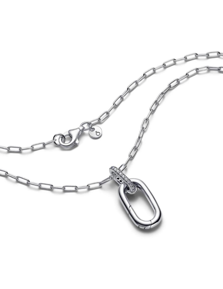 Collar con dije de eslabones de plata P 925
