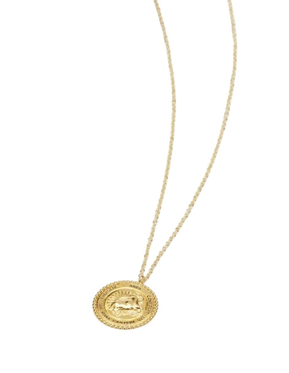 Collar signo zodiacal Constelación con acabado baño de oro 18 K 2