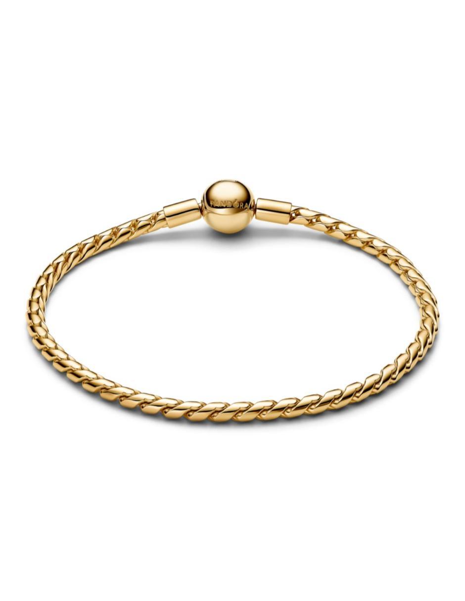 Brazalete de plata P 925 Pandora Moments acabado baño de oro 2