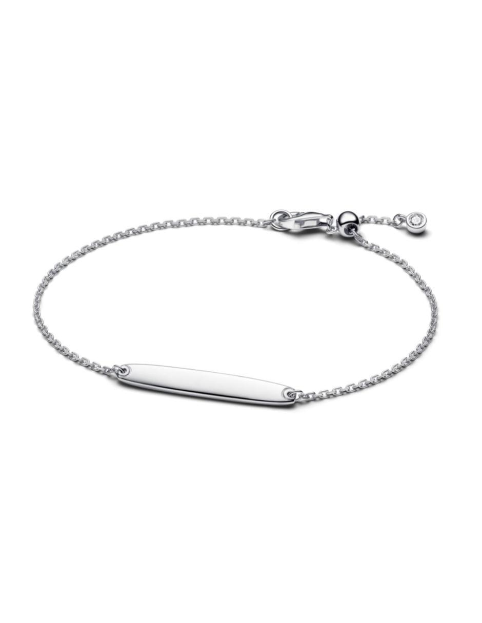 Brazalete de plata con zirconia cúbica P 925 Pandora Moments acabado pulido