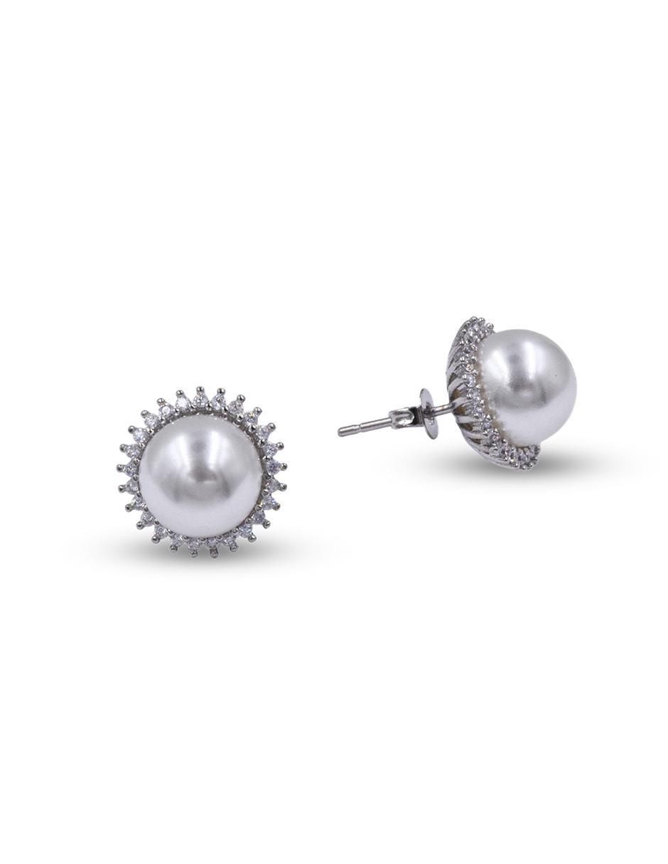 Aretes y collar redondo 3
