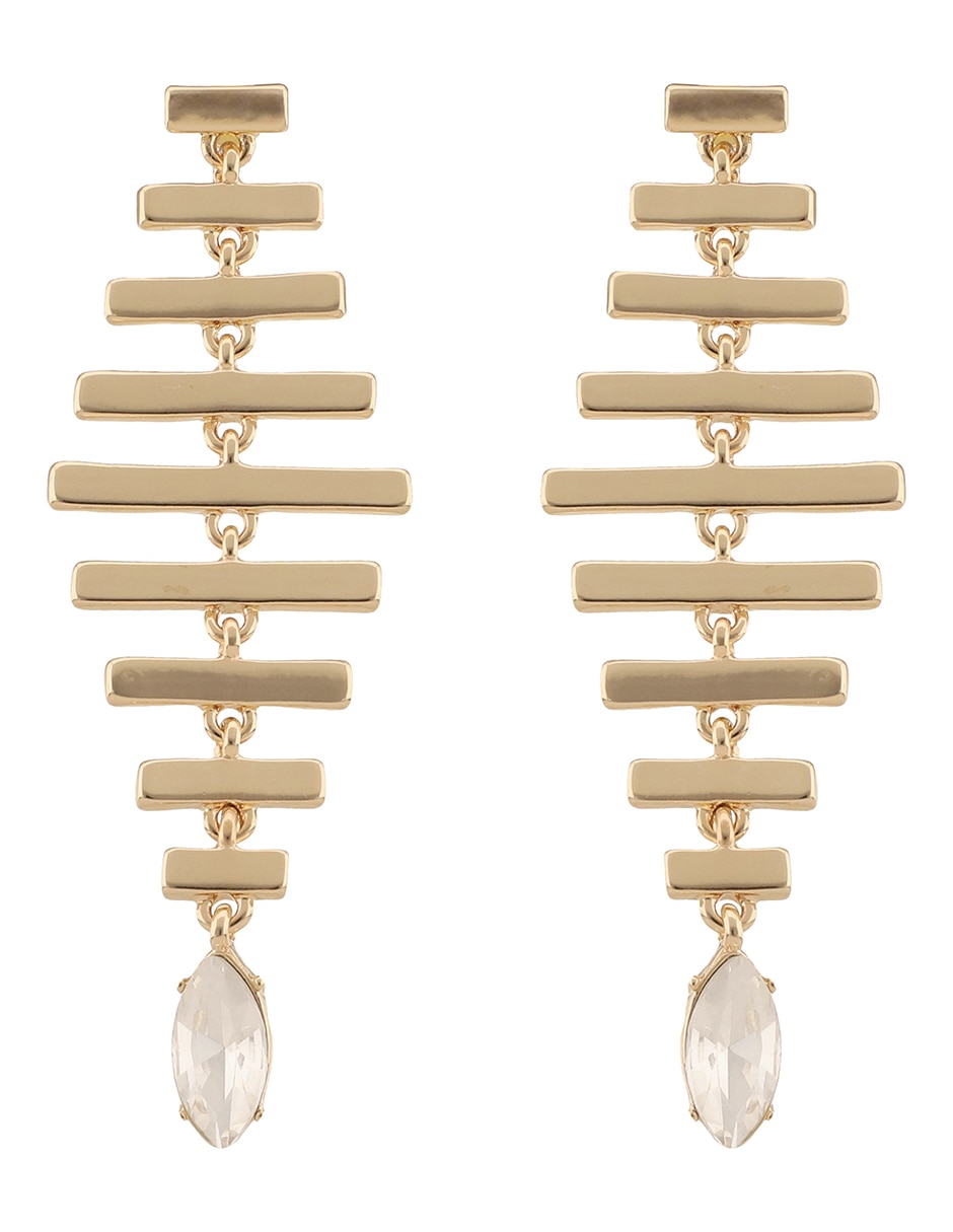 Aretes Sticks and Stones con acabado brillante