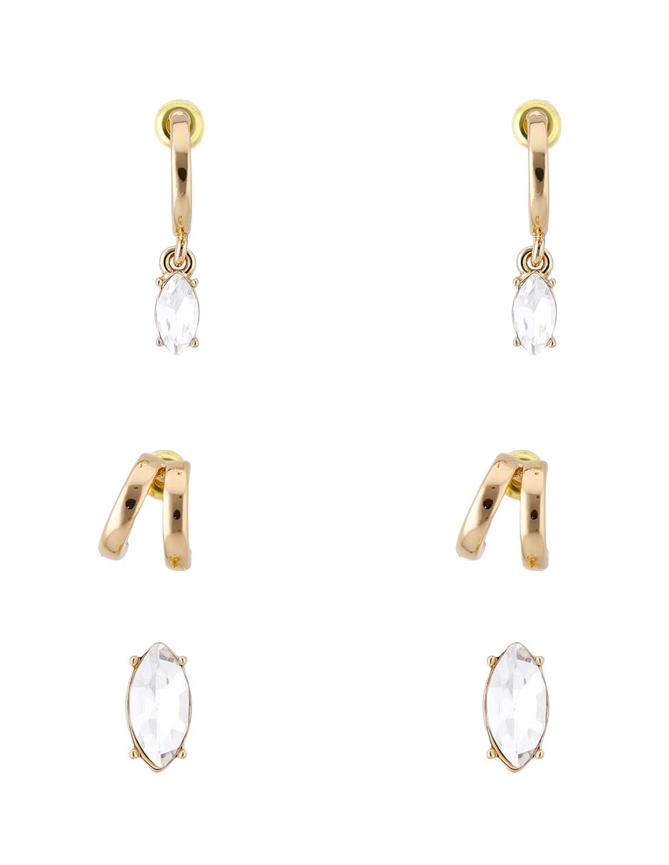 Aretes con acabado brillante 1