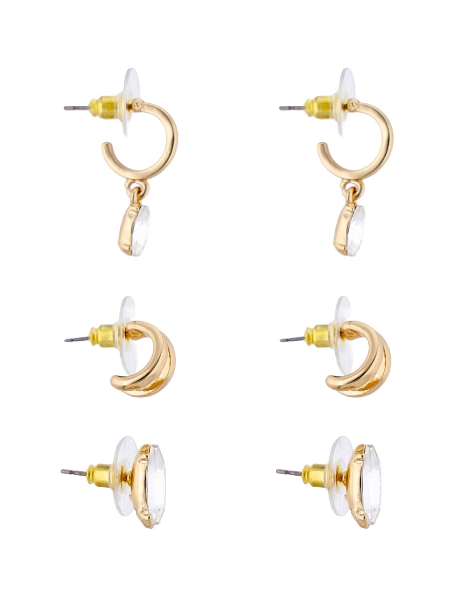 Aretes con acabado brillante 3