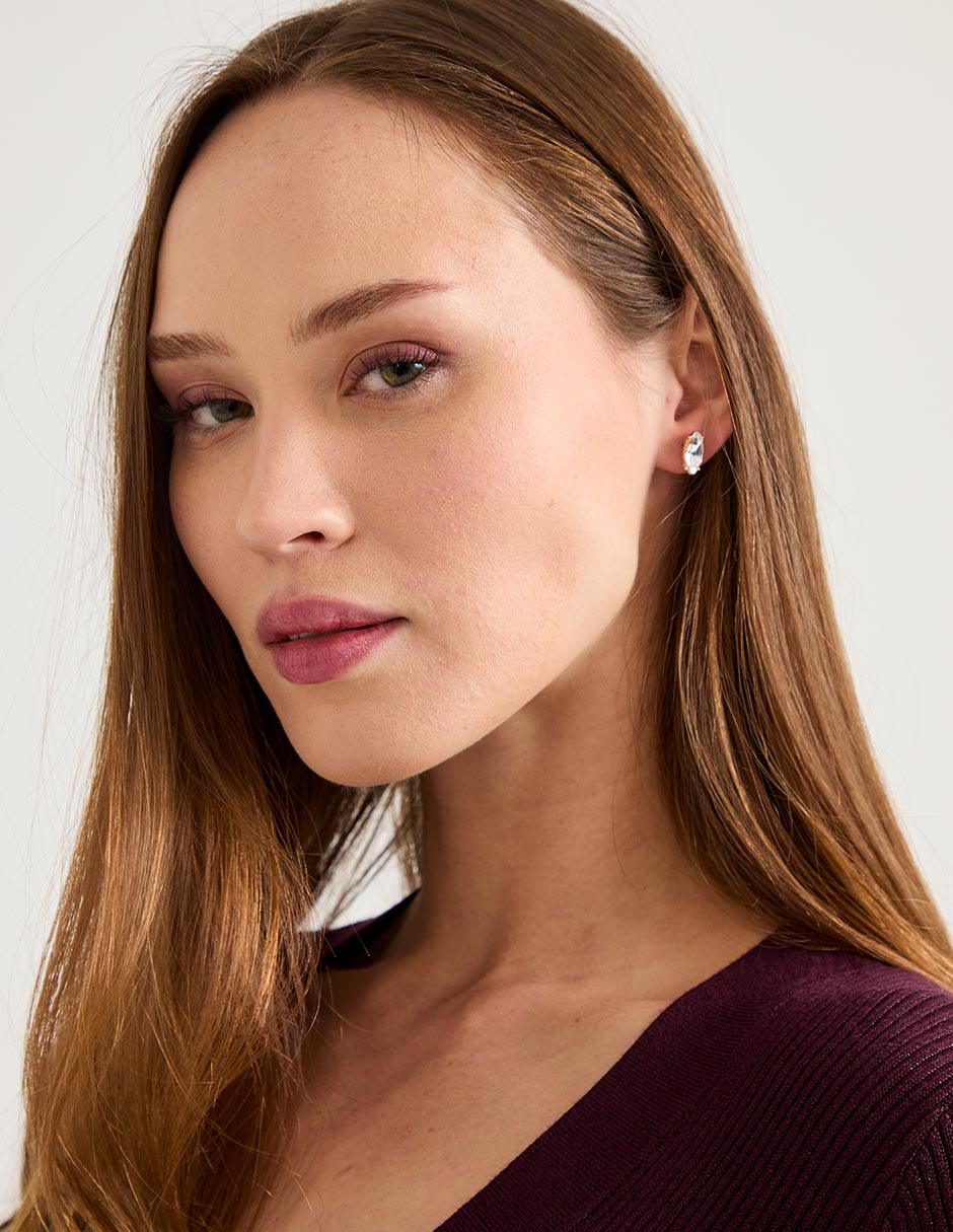 Aretes con acabado brillante Aretes con acabado brillante