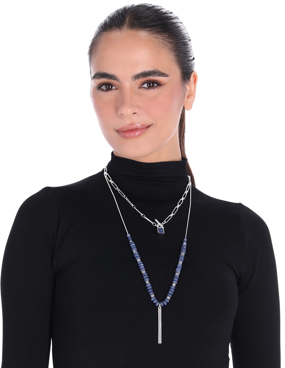Collar rectangular Holiday Beads 2