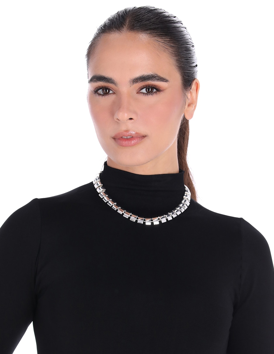 Collar circular Cyber Silver 3