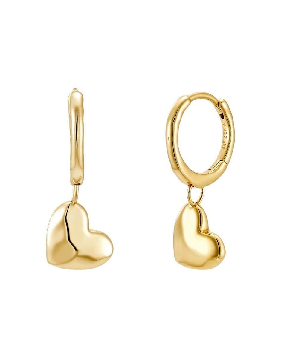 Aretes de aro de plata P 925 2
