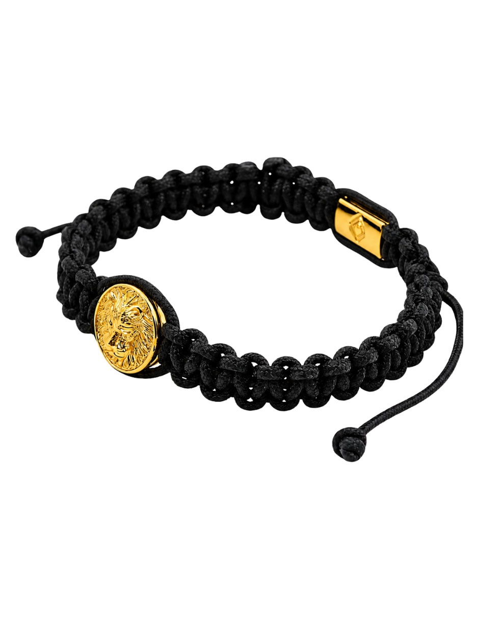 Pulsera con acabado baño de oro