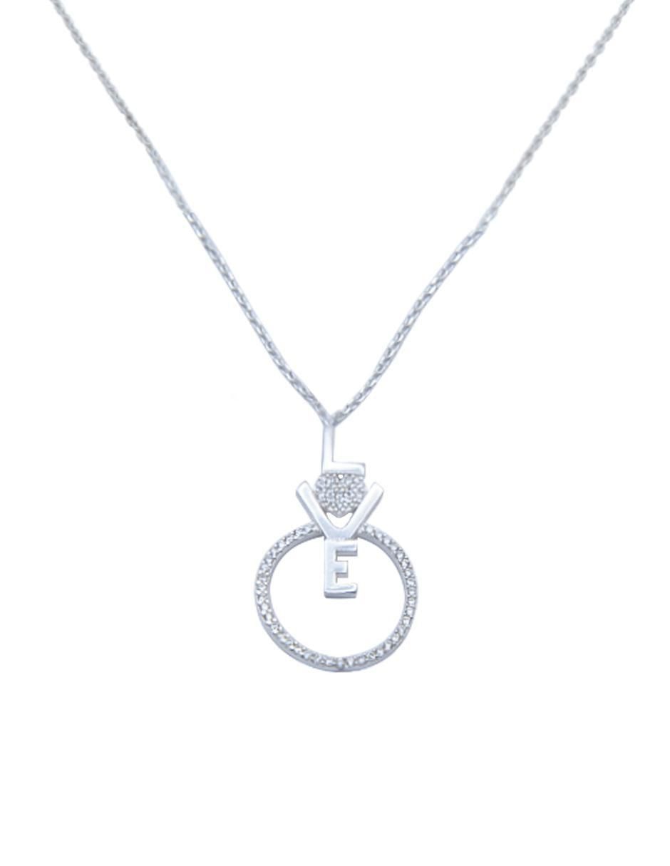 Gargantilla letras de plata P 925 2