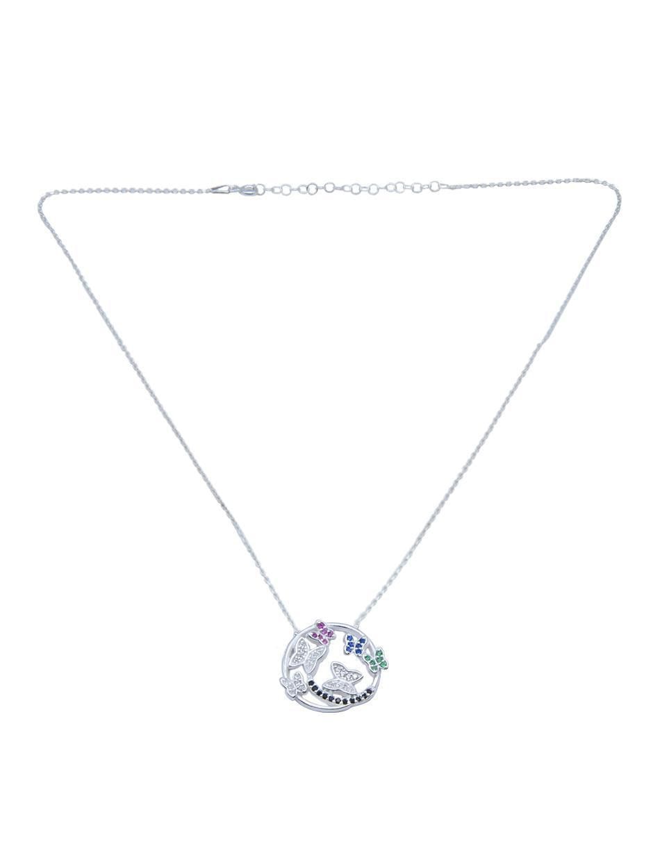 Gargantilla de mariposa de plata P 925