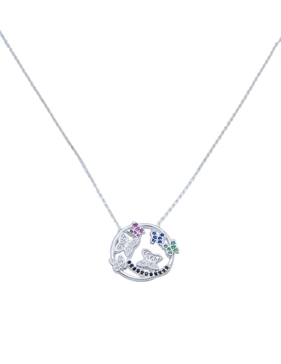 Gargantilla de mariposa de plata P 925