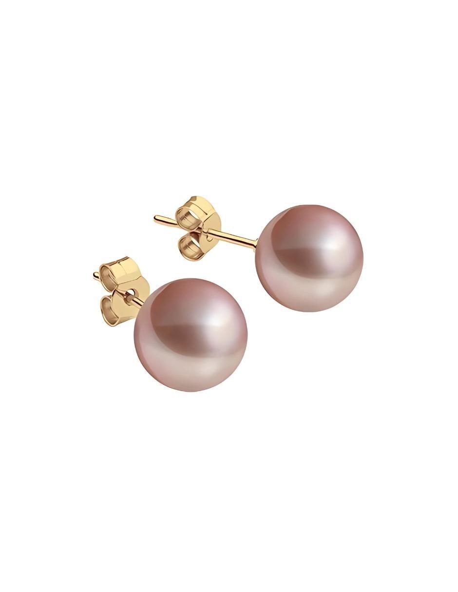 Set de aretes con acabado baño de oro 18 K 7