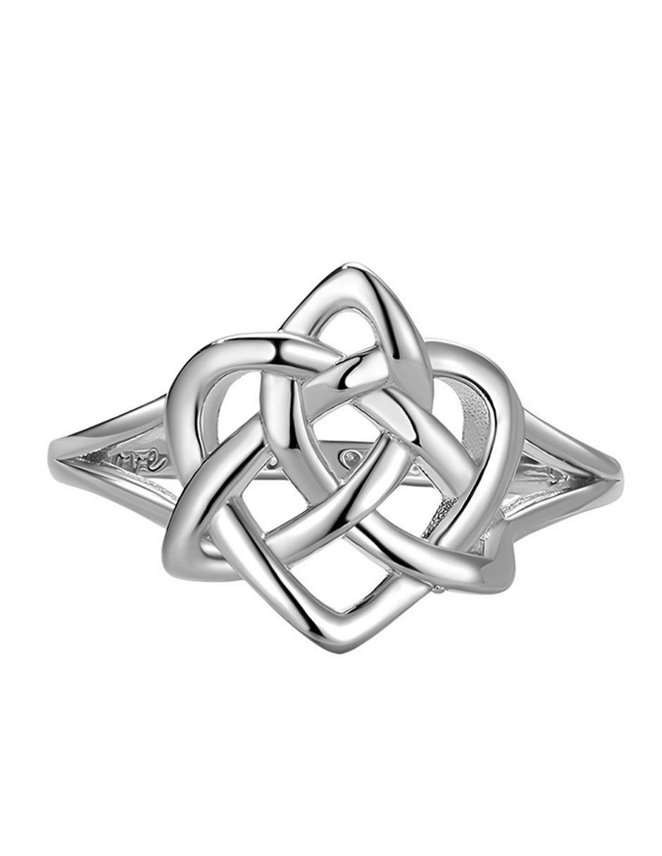 Anillo de nudo Glam Pop P 925 de plata baño de rodio 2