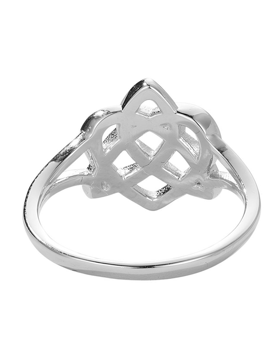 Anillo de nudo Glam Pop P 925 de plata baño de rodio 4