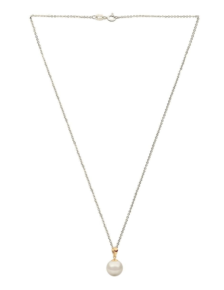 Aretes y collar redondo Éclair 18 k perla de cristal 7