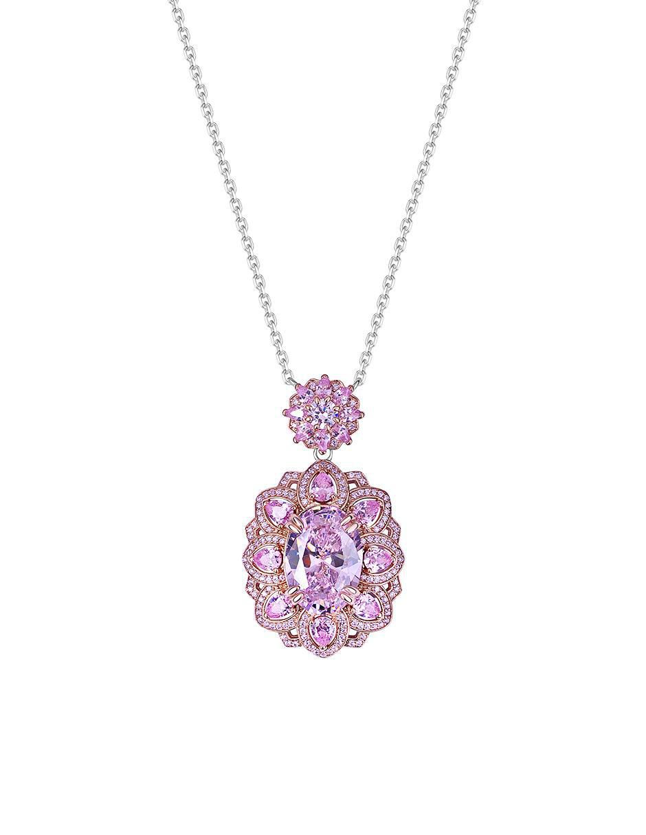 Collar de flor de plata P 925 1