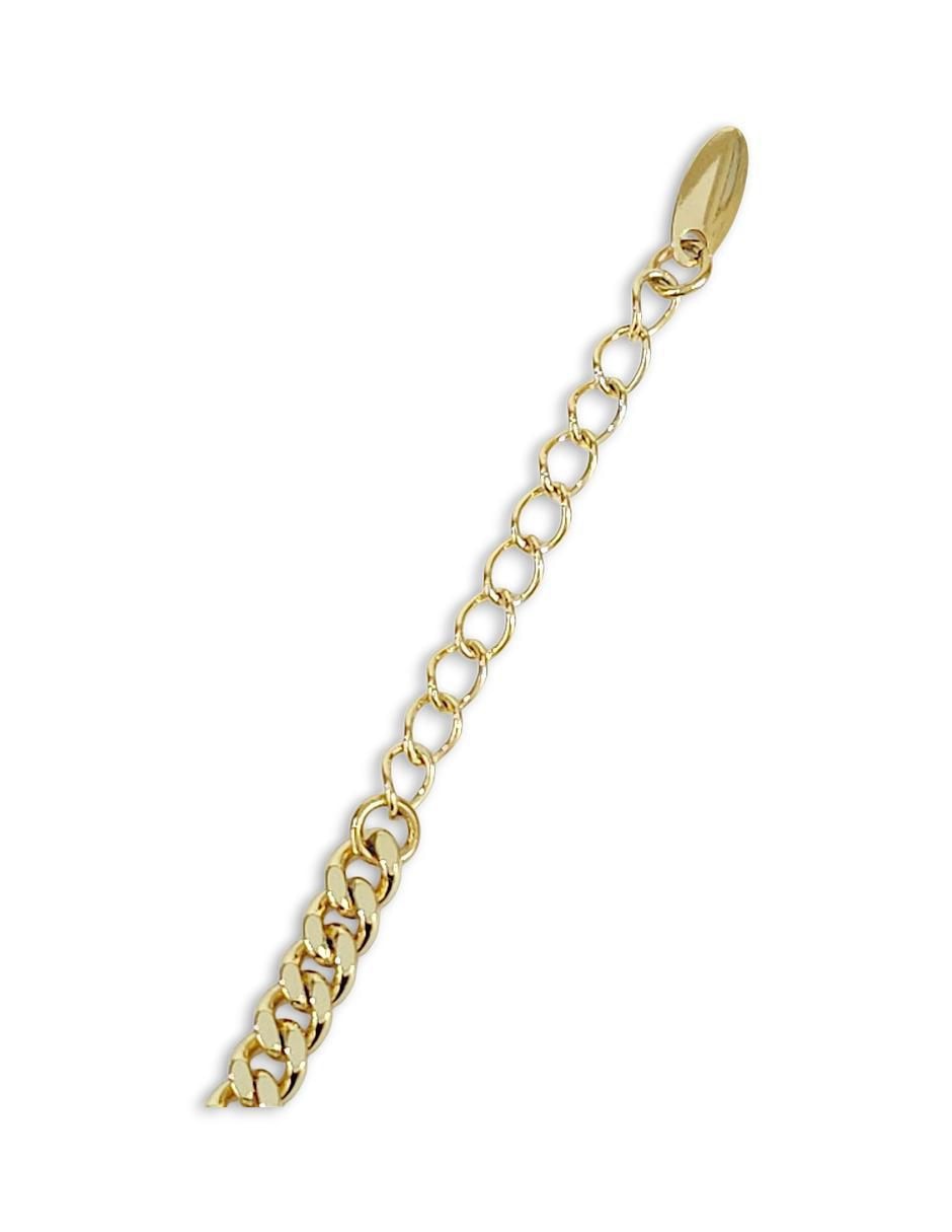 Pulsera con zirconia acabado baño de oro 18 K 8