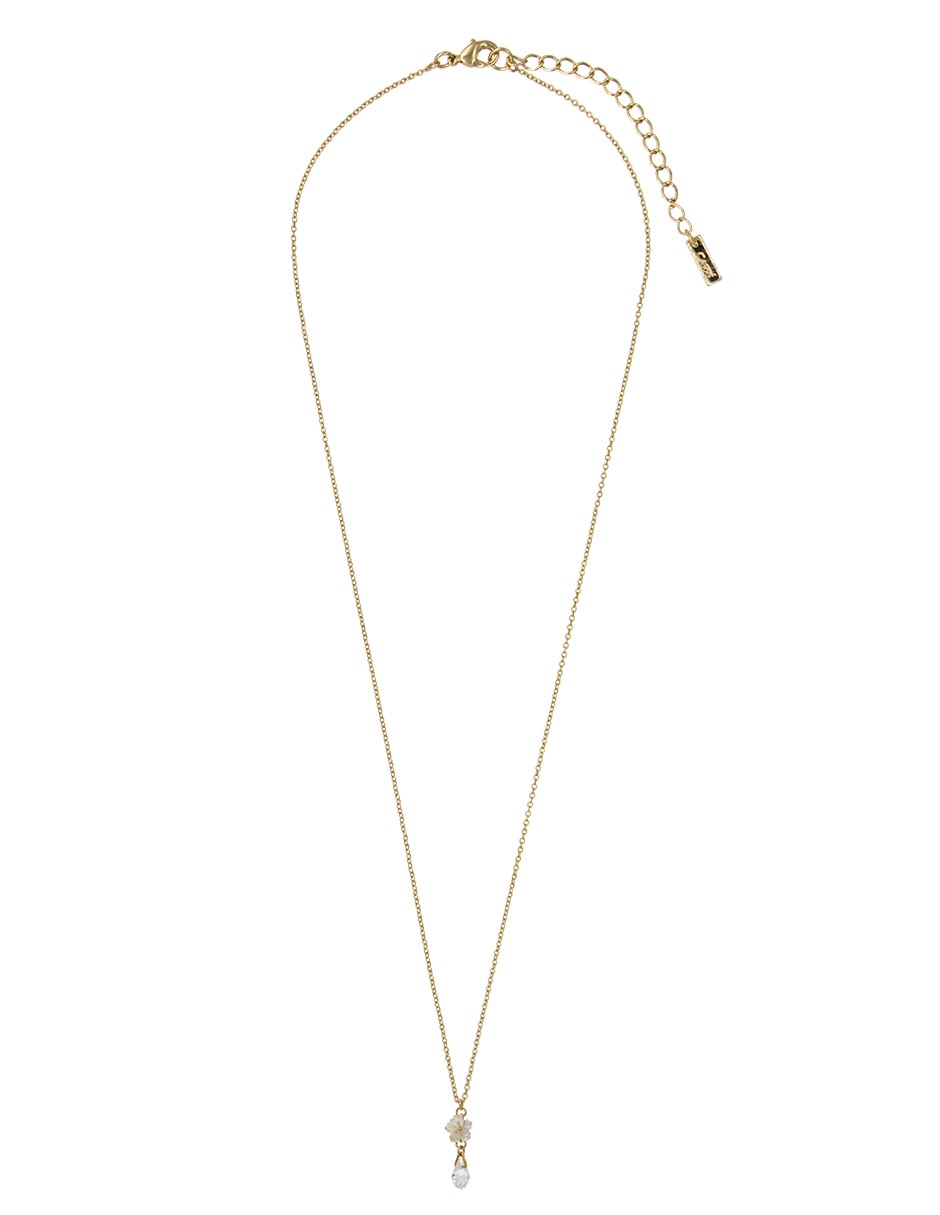 Collar con dije flor 2