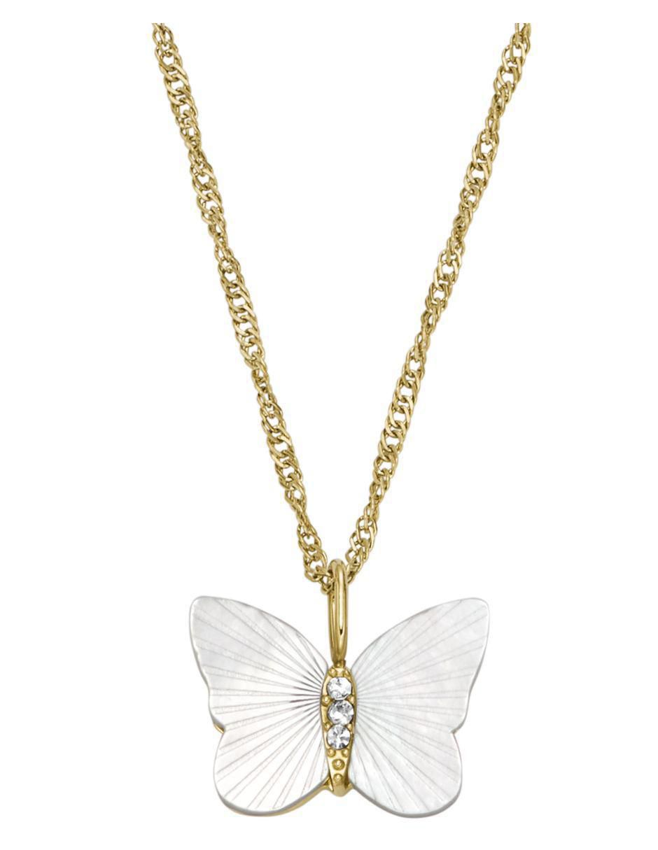 Collar con dije mariposa Sutton 1