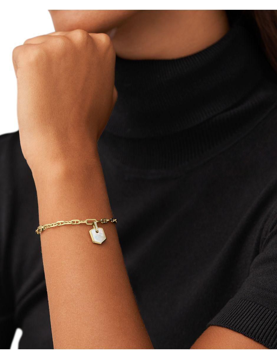 Pulsera con concha nácar Heritage acabado pulido 7