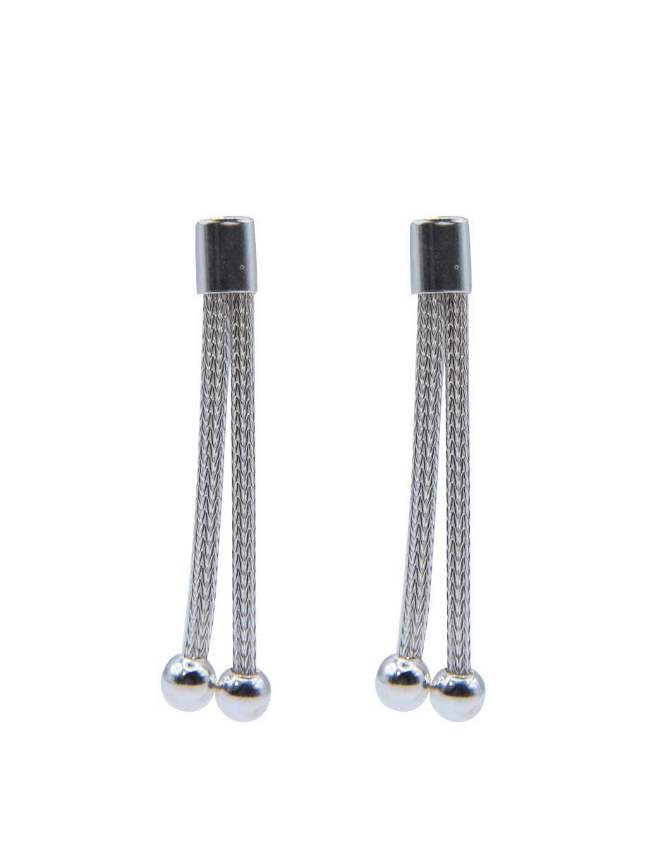 Aretes circulares de plata P 925 con acabado pulido Aretes circulares de plata P 925 con acabado pulido