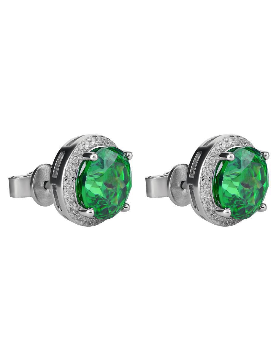 Broqueles circulares de plata P 925 con acabado brillante 2