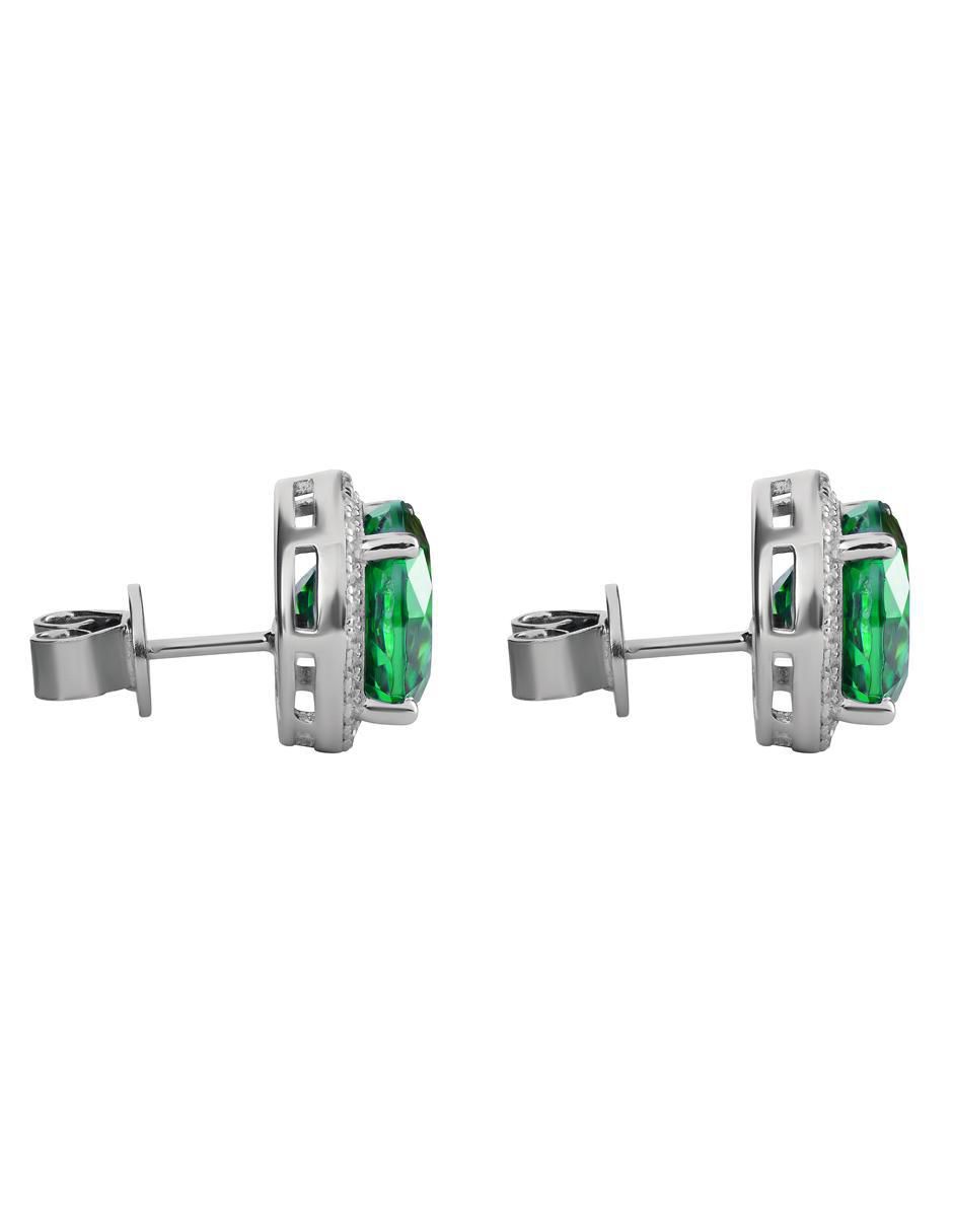 Broqueles circulares de plata P 925 con acabado brillante 3